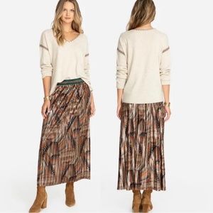 NWT Johnny Was Nunkini Maxi Skirt XL